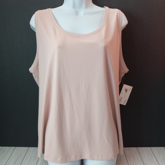 Karen Kane Scoop Neck Tank Top - Picture 1 of 10